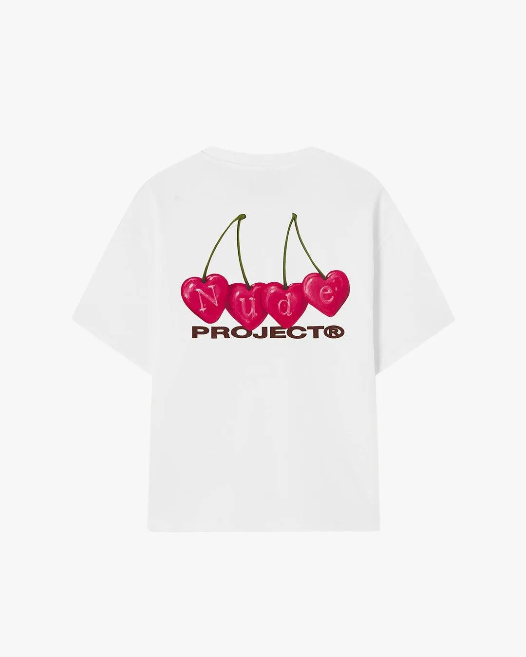 Cherry Tee White Stylish Wear