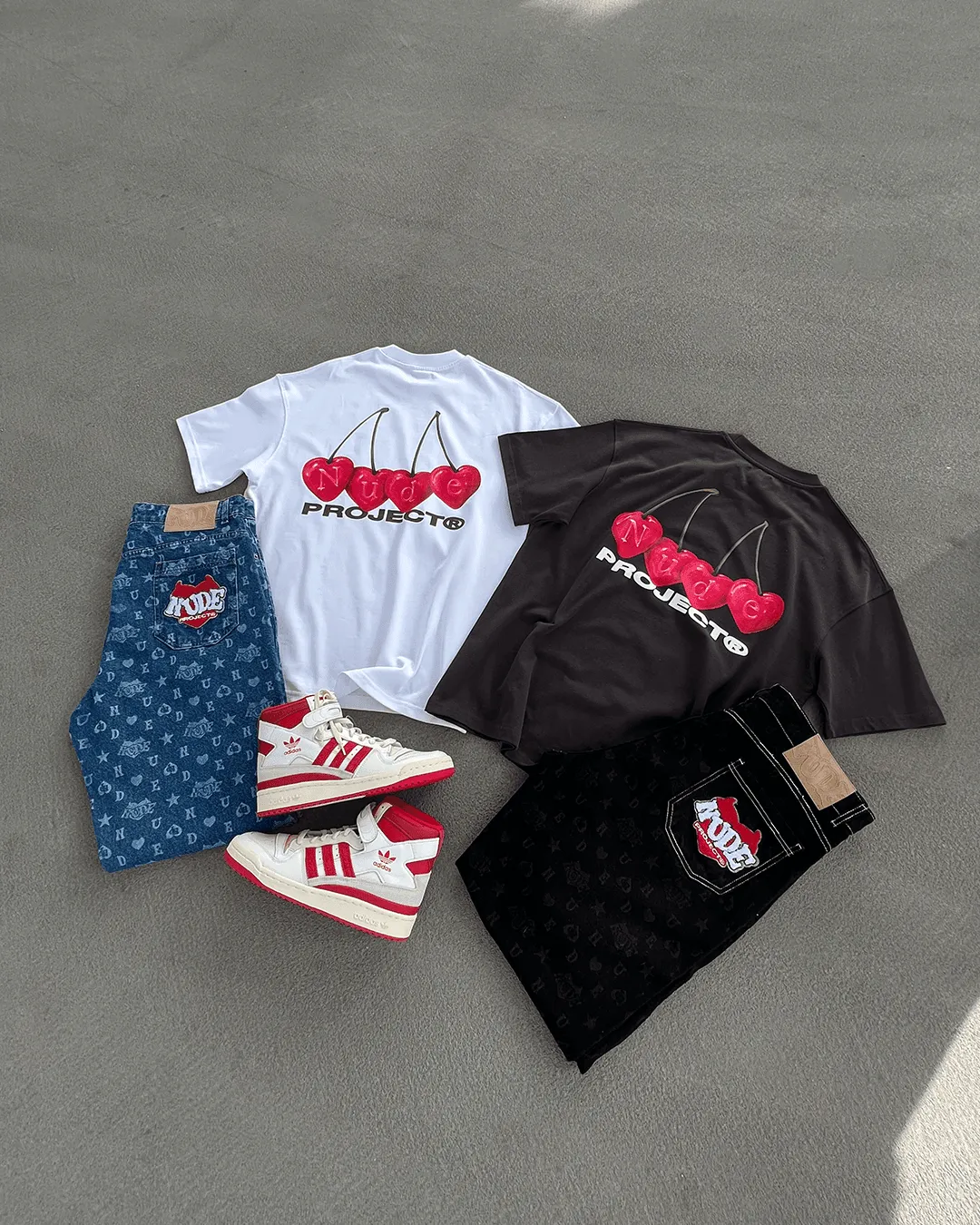 Cherry Tee White comfortable option Odor Control Finish