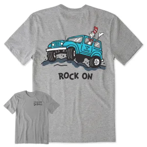 Versatile Layer Men's The Cat Rock On 4x4 Short Sleeve Crusher Tee