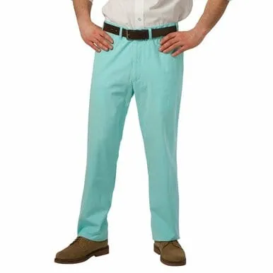 Stretchy Waist Castaway Clothing Men's Aqua Harbor Pants (Size 34UF) SALE