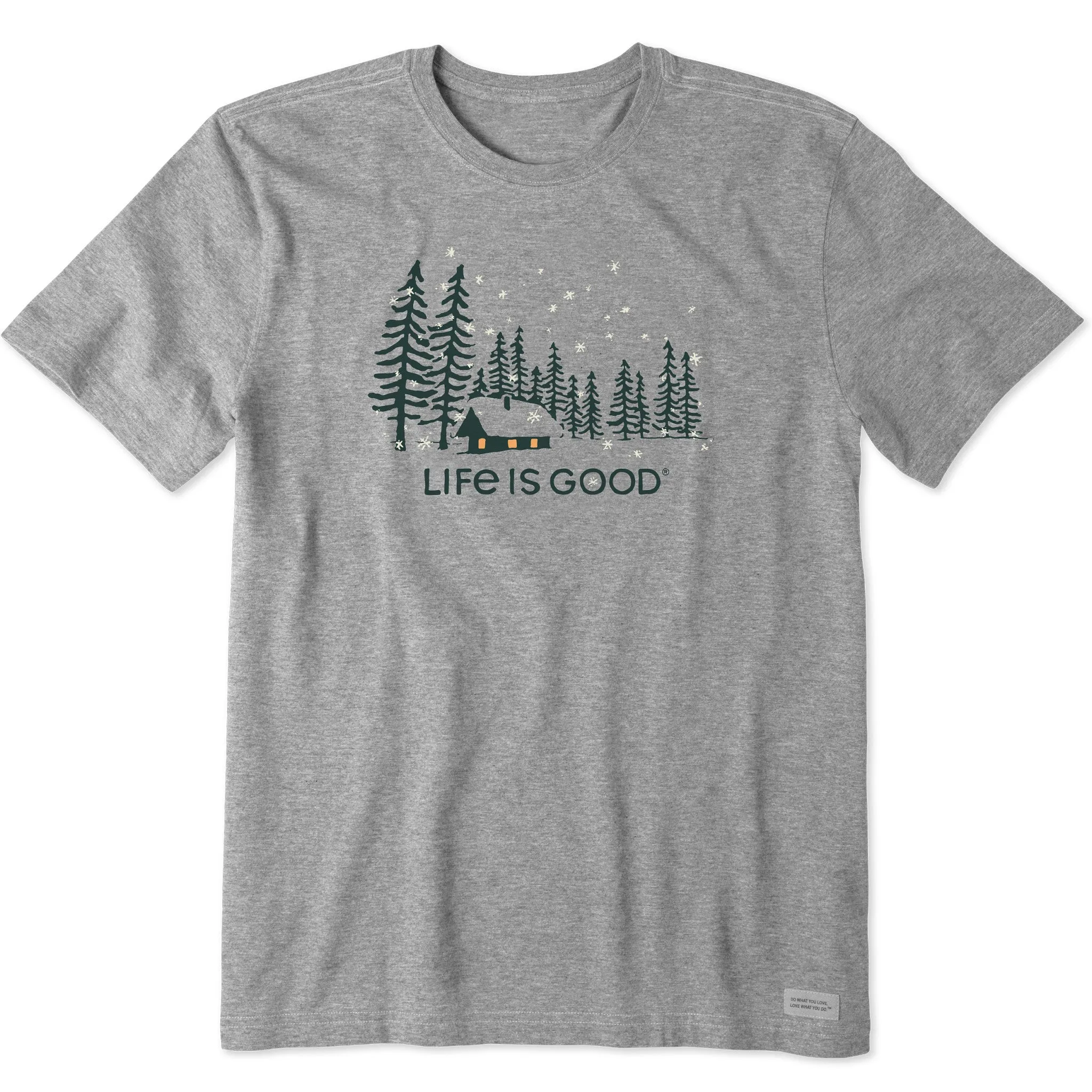 Men's Snowy Evening Short Sleeve Crusher Tee Thermal Regulation Layer