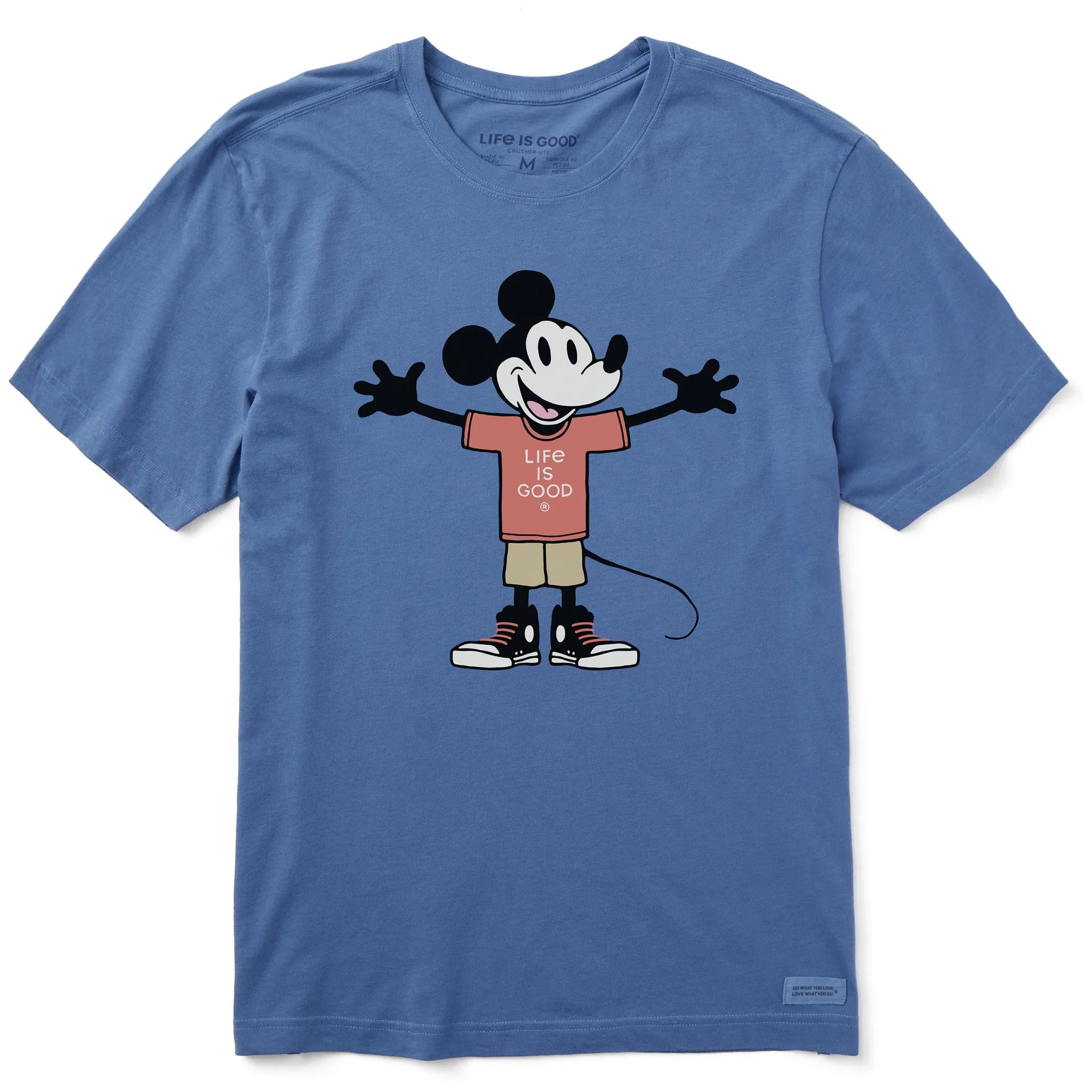 Limited Edition Men's Steamboat Willie Open Arms Short Sleeve Tee