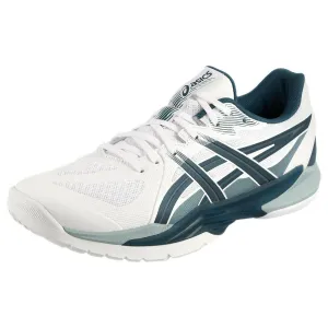 Asics Men's Powerbreak FF - White/Vintage Indigo Good Arch Support Slip Resistant