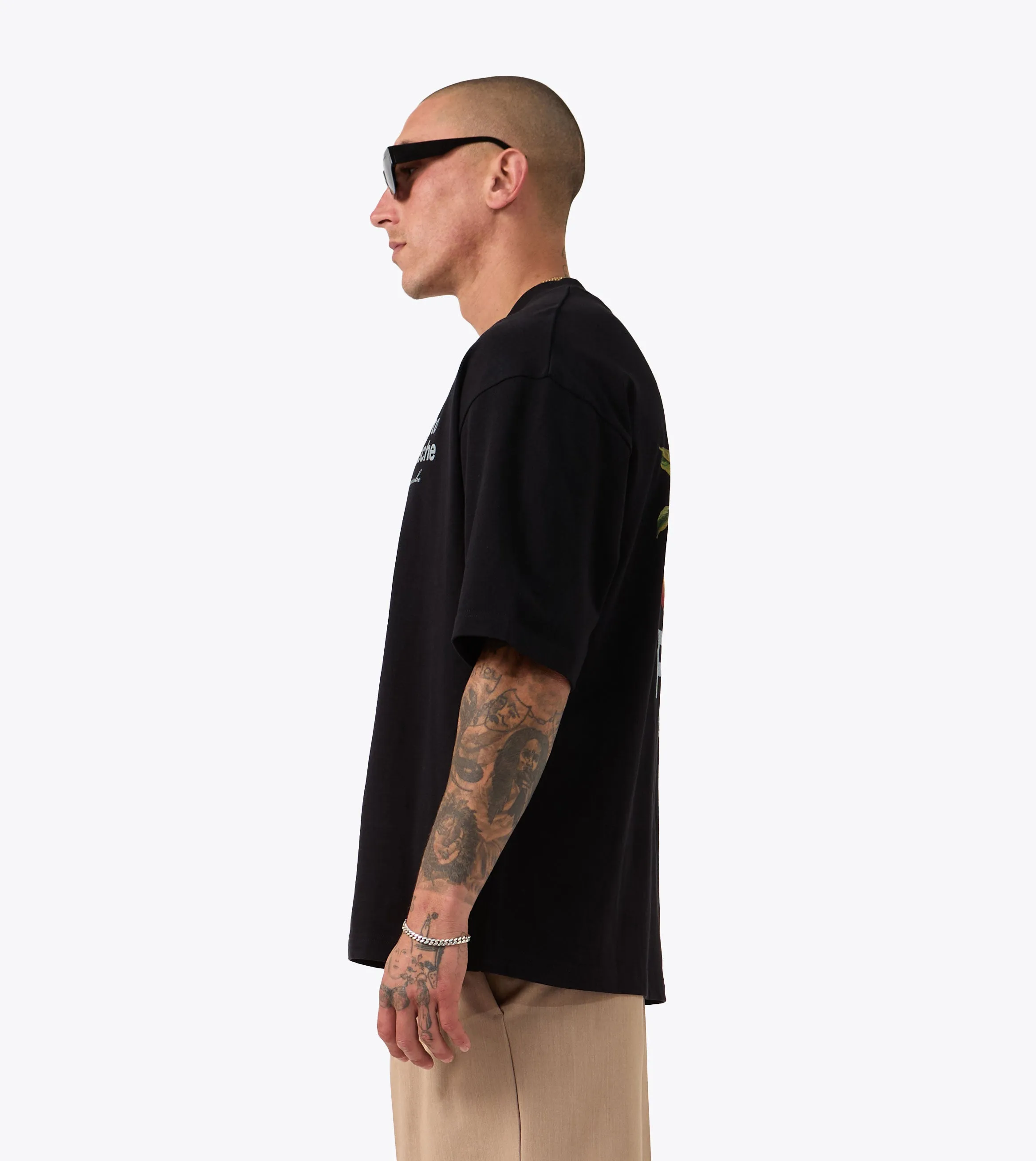 Pesche Flow Tee Black Bold Design