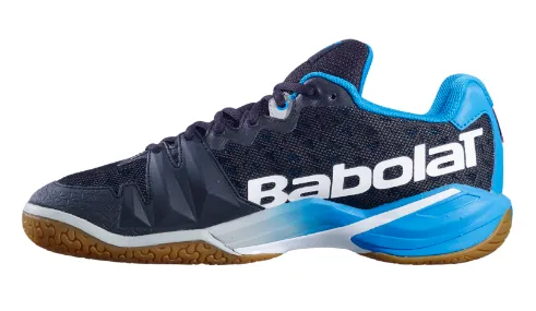 Babolat Shadow Tour Men's Indoor Court Shoes [Black/Blue] Easy traction