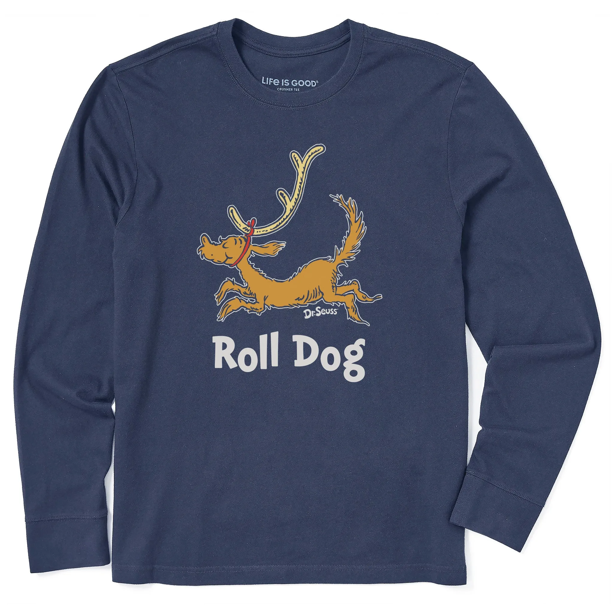 Casual Wear Relax Trend Men's Roll Dog Max Long Sleeve Crusher Tee