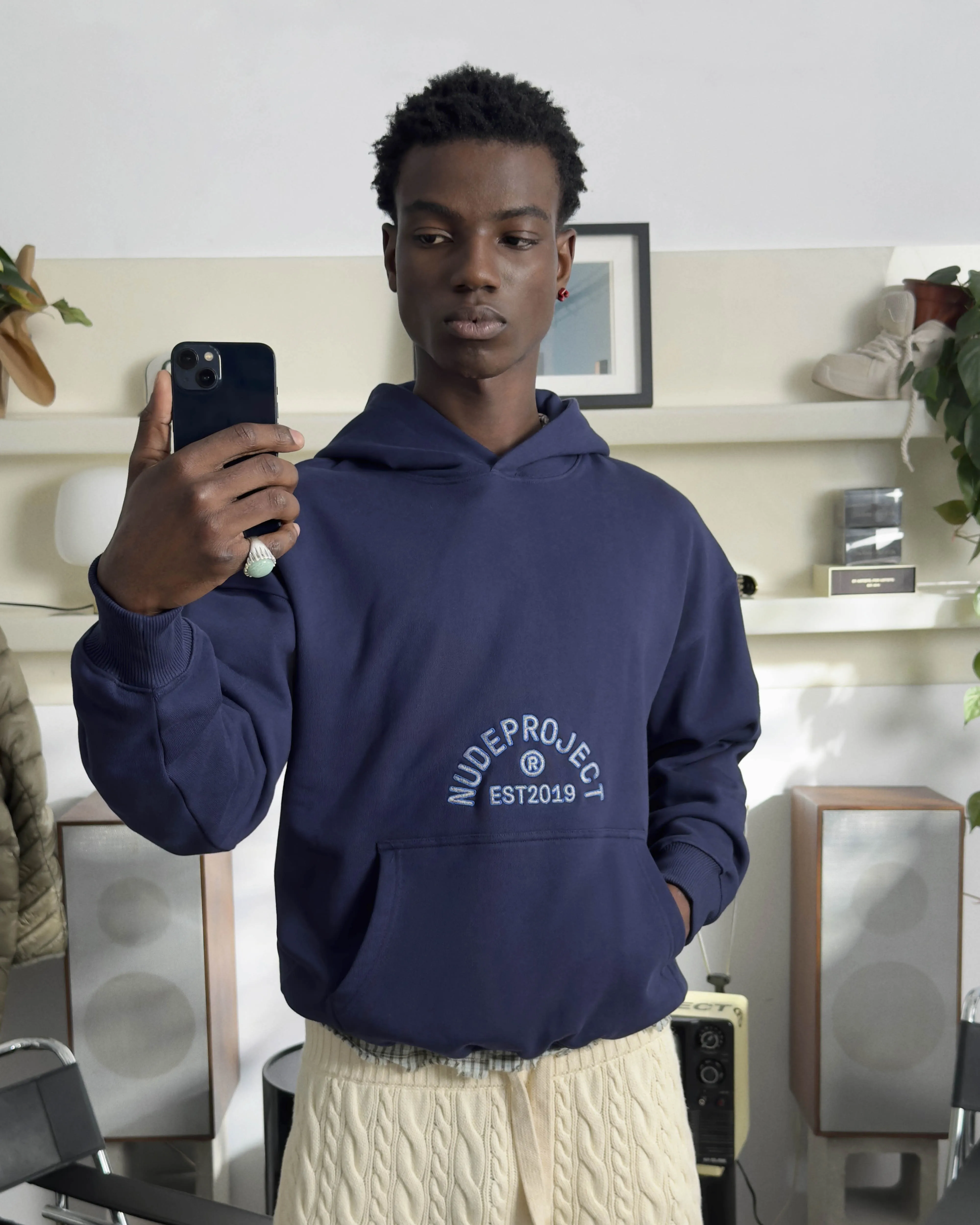 Hoodie Fashion Swans Hoodie Navy