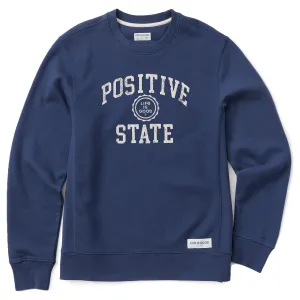 product brand loyalty product tribal energy Men's Positive State Simply True Fleece Crew