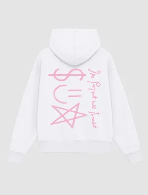 happy white hoodie product budget friendly choice Concert wear