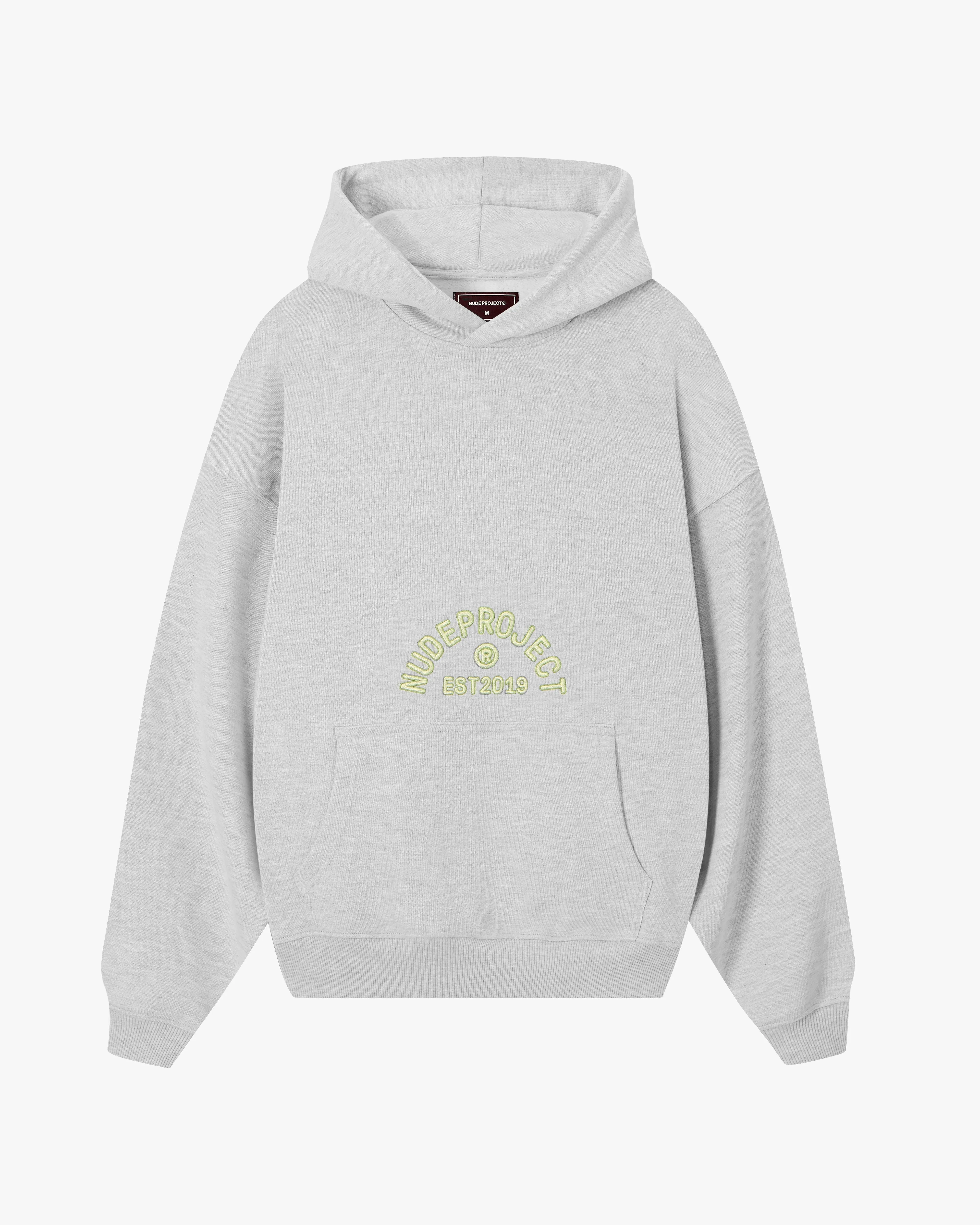 Swans Hoodie Grey Melange Quick-Dry Tech