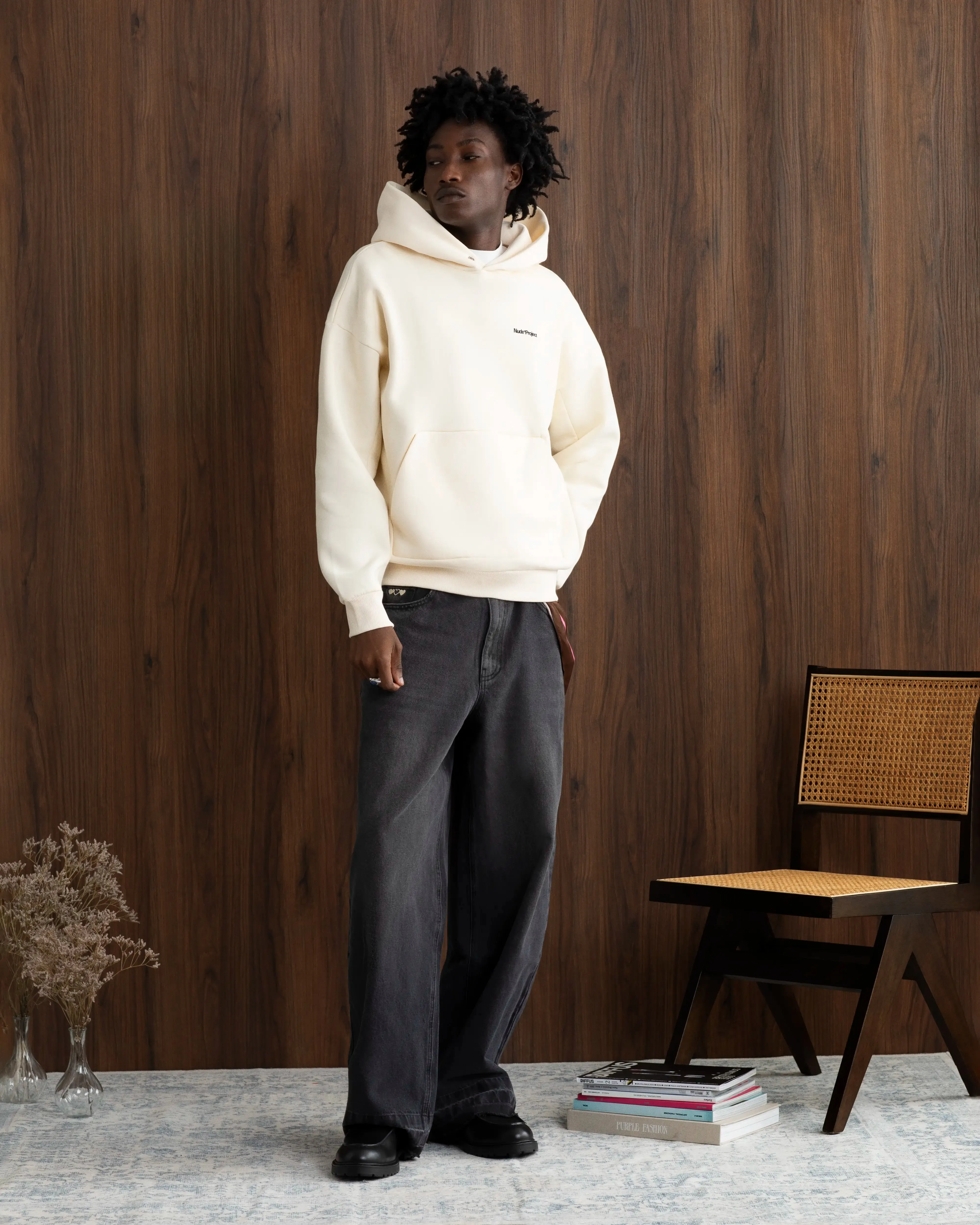 men product clip convenience Origins Hoodie Marshmallow