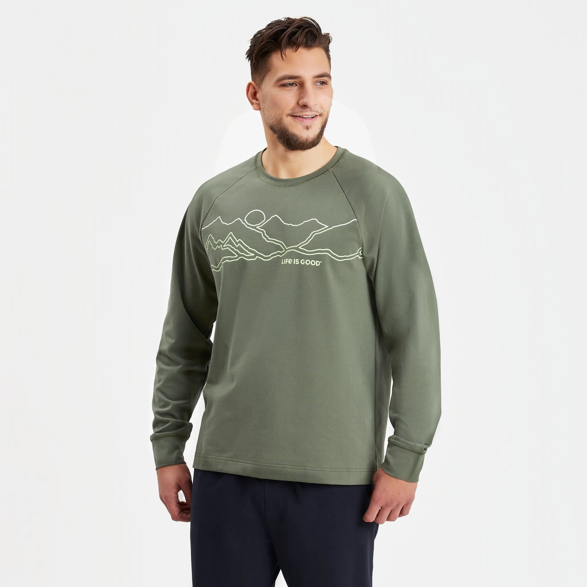 Men's Mountainscape Crusher-FLEX Crew Essential Fit Essential Comfort