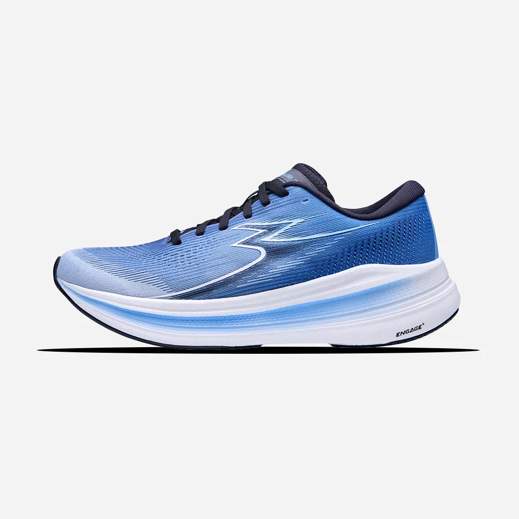 Overpronation Control jogging shoes 361-CENTAURI 3: Azure Blue/Grey Blue