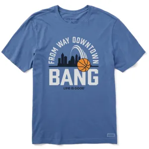 Men's From Way Downtown Bang Short Sleeve Tee Cozy Wear