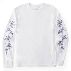 Casual Look Men's Here For The Palms Long Sleeve Crusher Tee