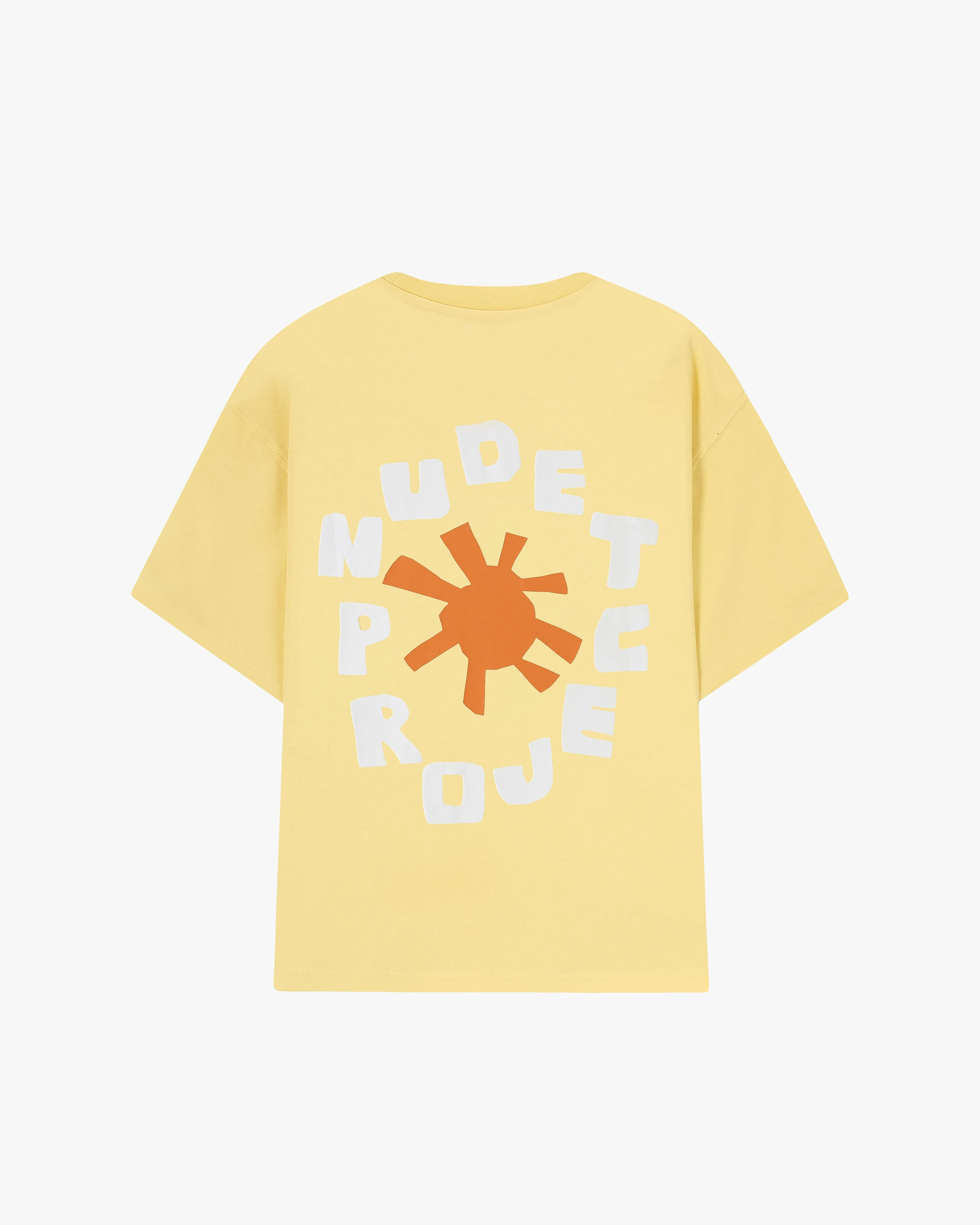 Relaxed Fit Design Astro Tee Pale Banana