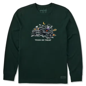 Men's Trick or Treat Skeleton ATV Long Sleeve Crusher Tee Versatile Look Performance Layer