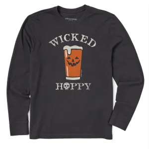 Men's Wicked Hoppy Long Sleeve Crusher Tee Easy Care Fabric thermal
