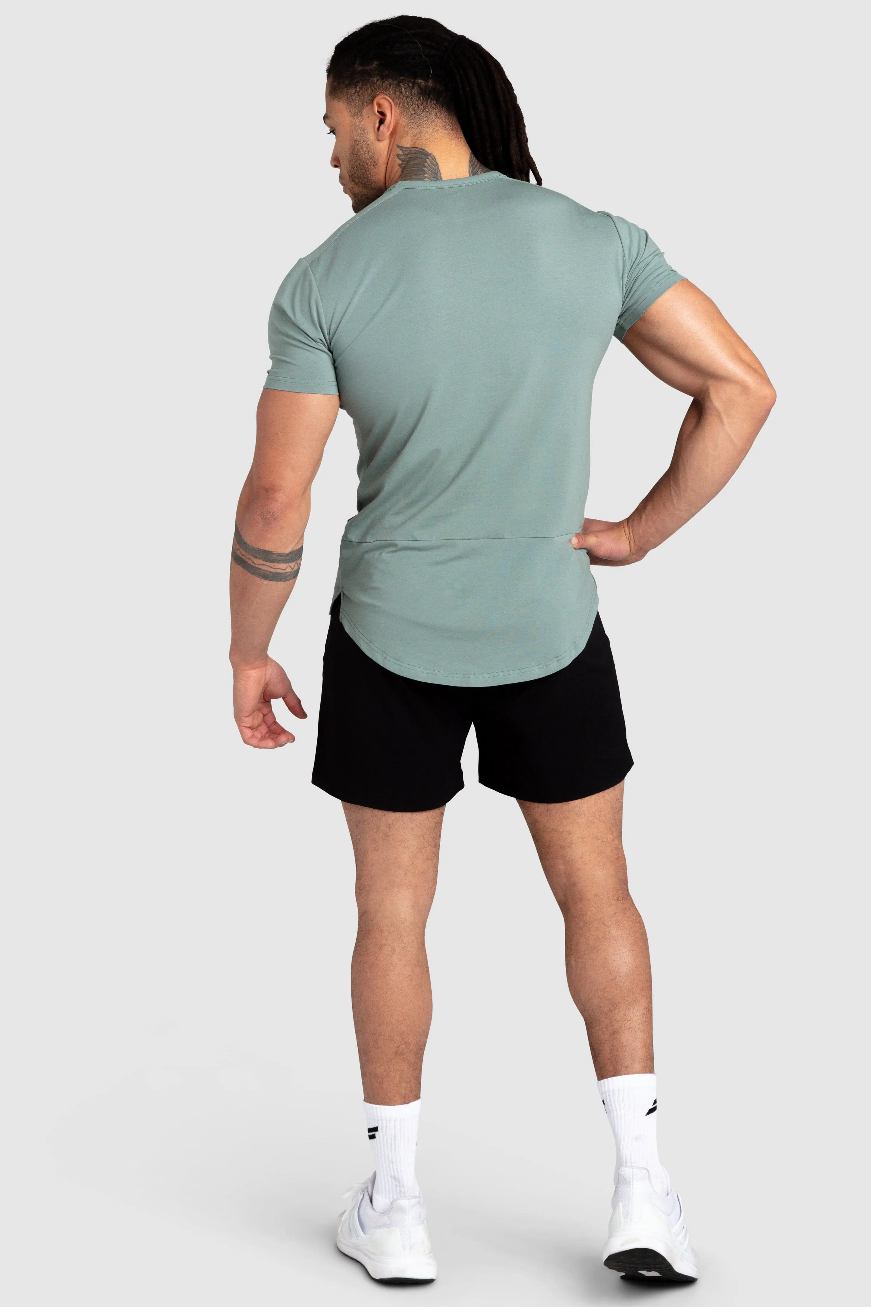 RelaxedFit DYVN Drop Tee 'Minimal' - Sage