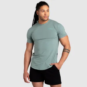 DYVN Drop Tee 'Minimal' - Sage AntiPillingTreatment