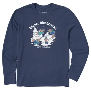 sports activity UltraLightweight Men's Wiener Wonderland Long Sleeve Crusher Tee