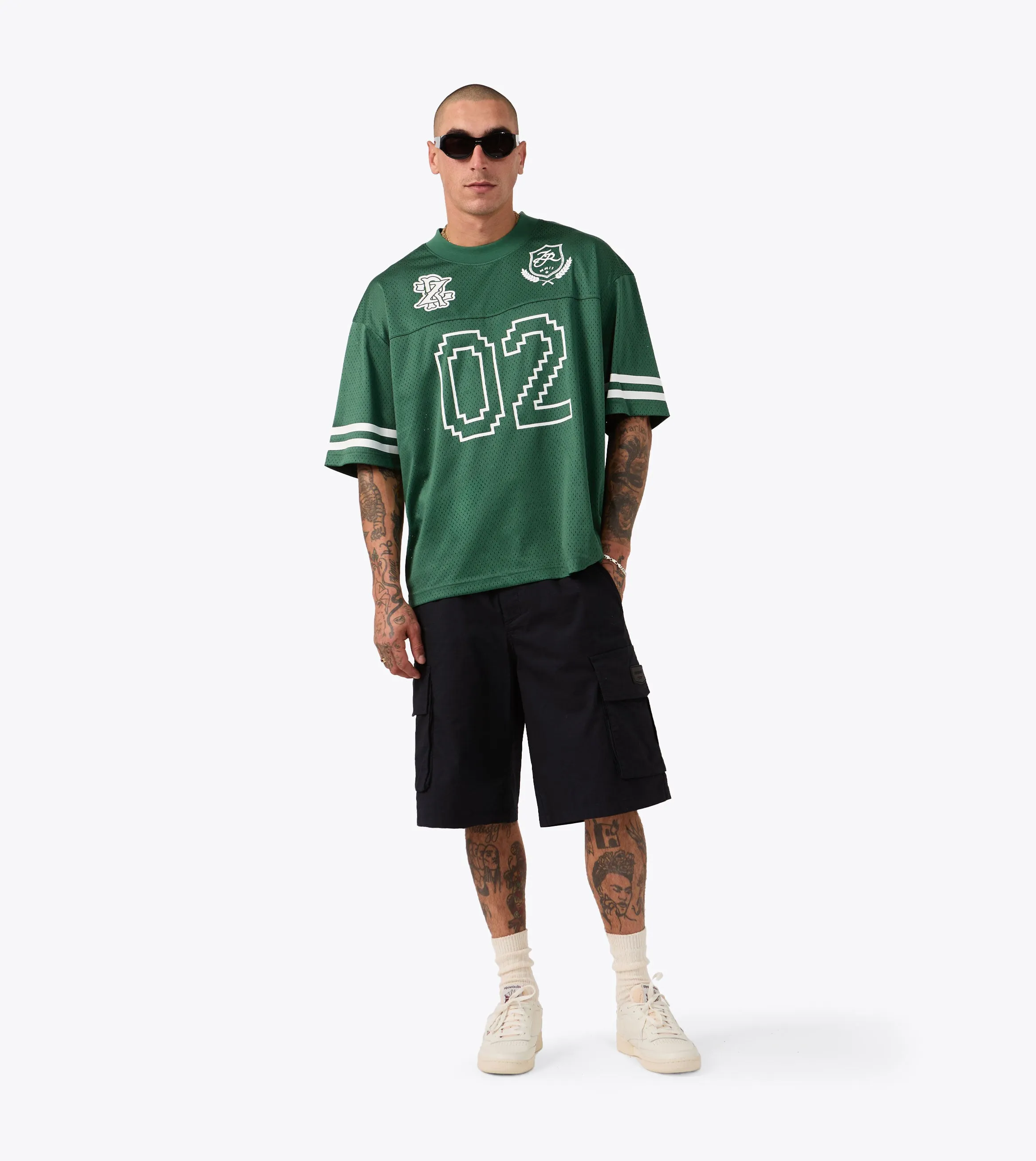 Timeless Style Heritage Mesh Flow Tee Forest