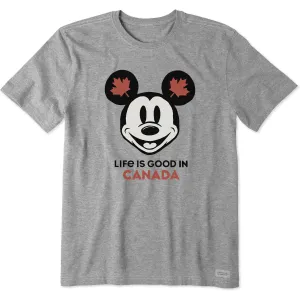 suitable for all genders All Day Wear Men's Willie Canada Short Sleeve Crusher Tee