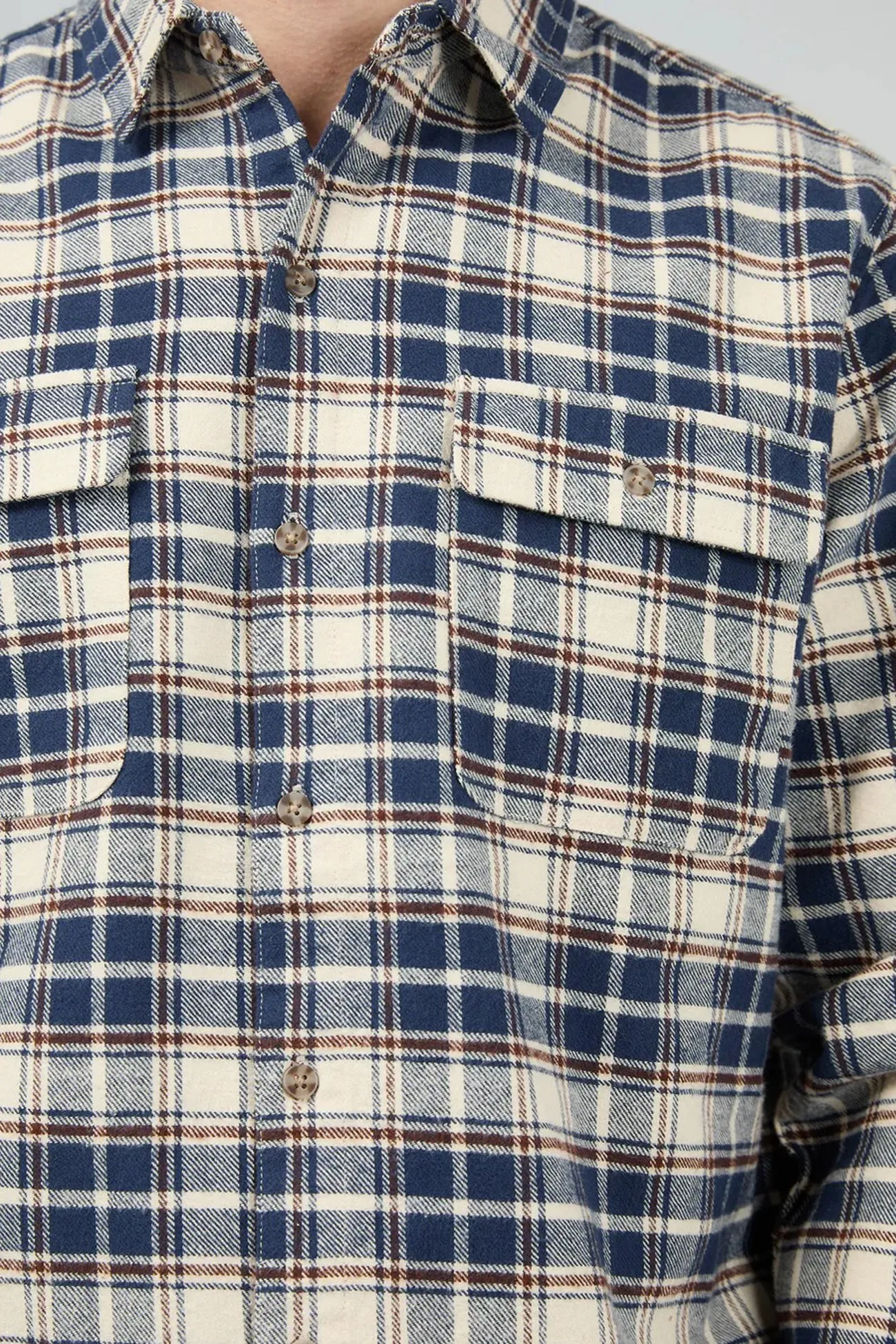 Classic Cut Slacker Shirt Navy