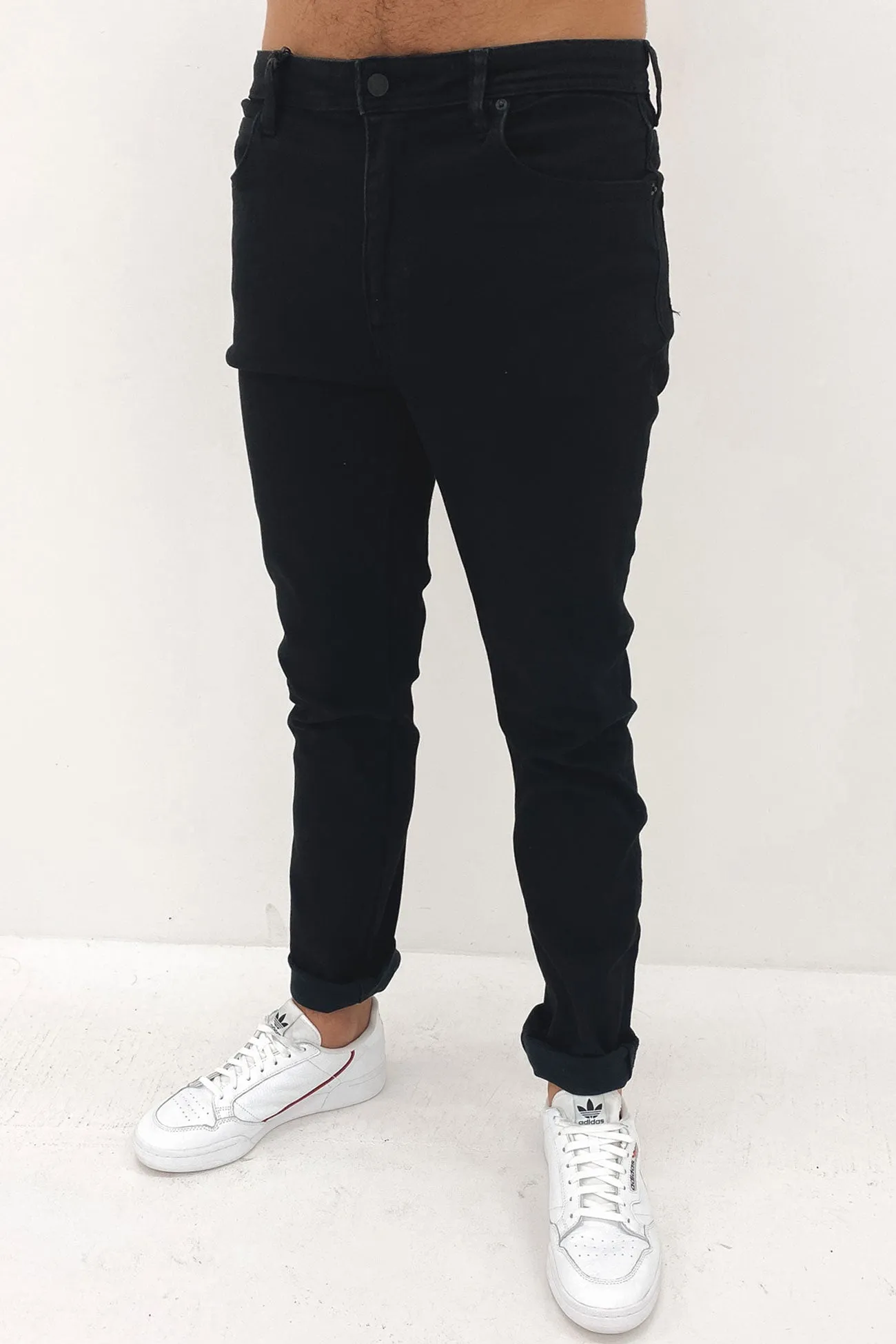 Mid Rise Structure Z-Three Jean Prime Black