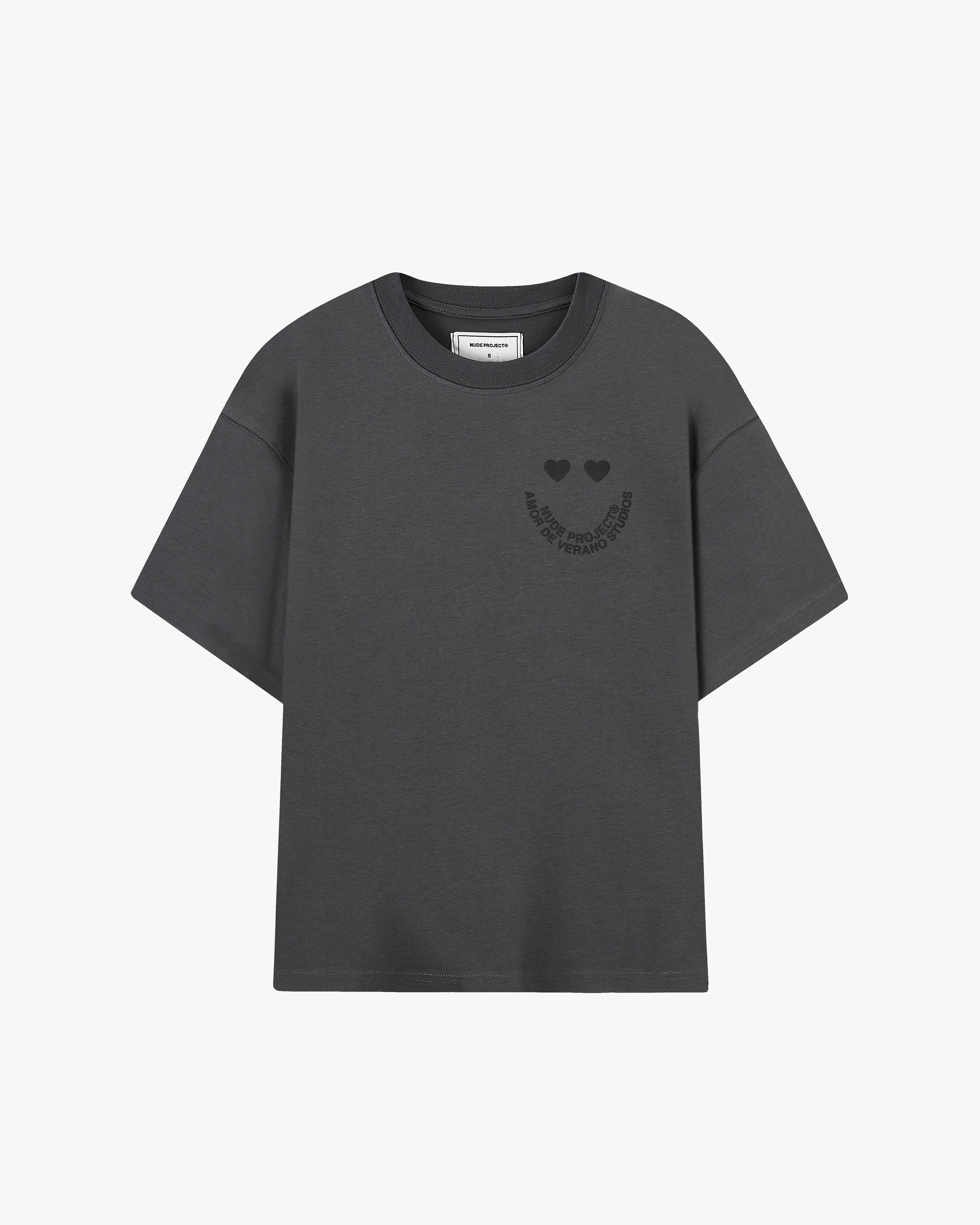 Comfortable Wear Active Comfort Wear Happy Tee Ash