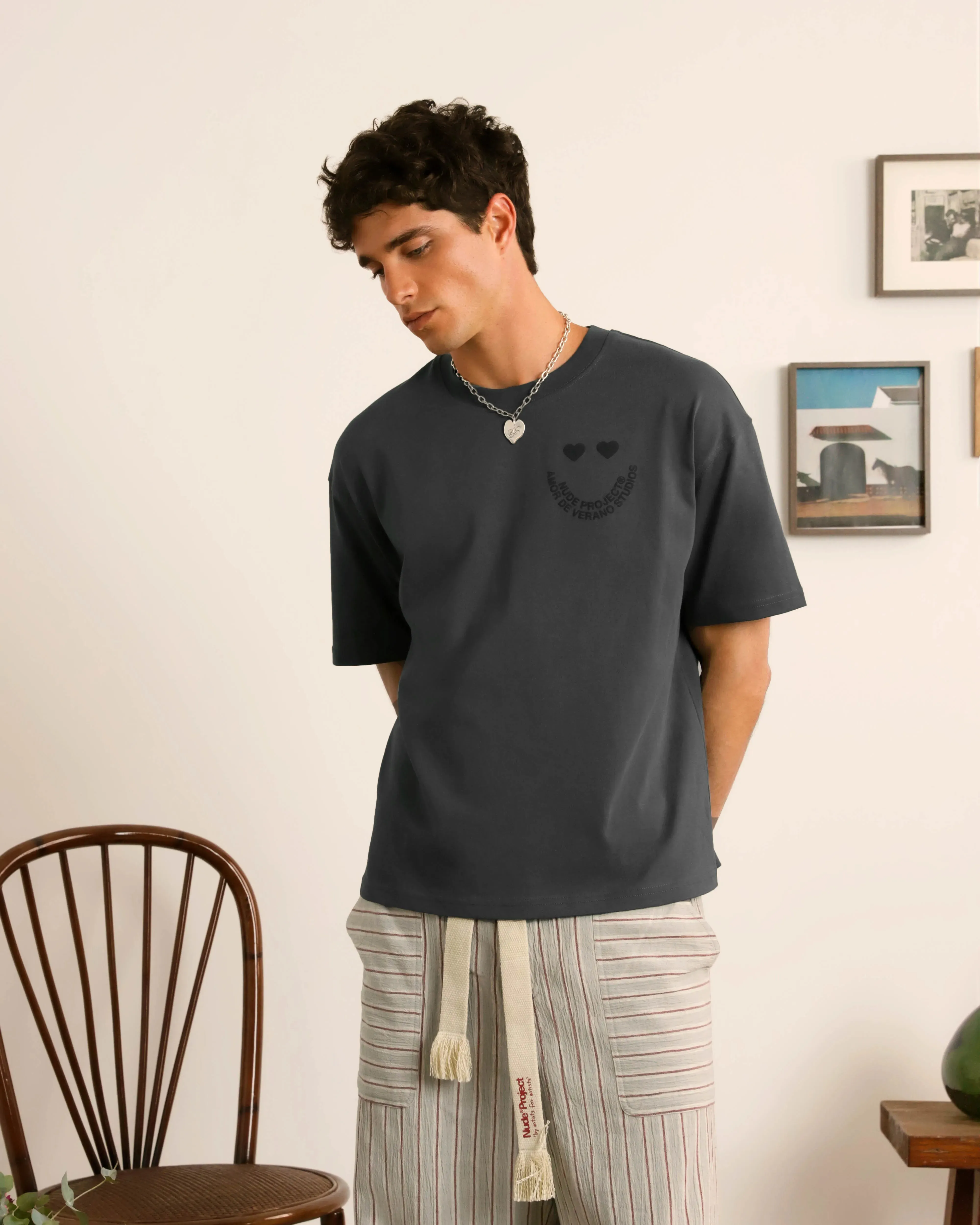 Happy Tee Ash Performance Stretch Recycled Polyester