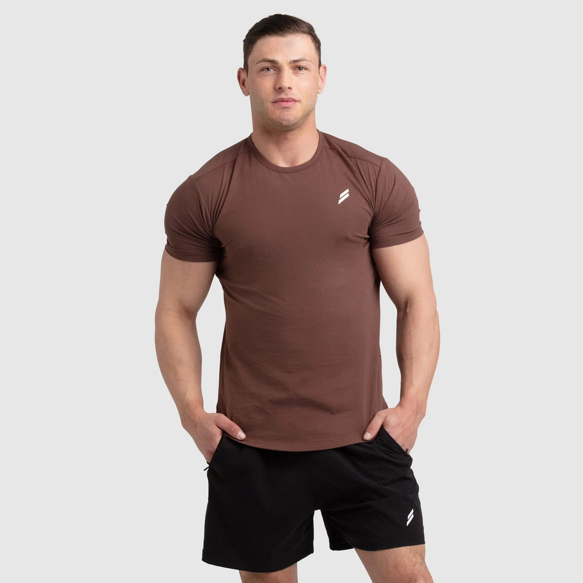 Fit for Any Season Mark Drop Tee V3 - Chestnut Brown