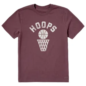 Quick Dry Fit Holiday Style Men's Hoops Icon Short Sleeve Crusher Tee