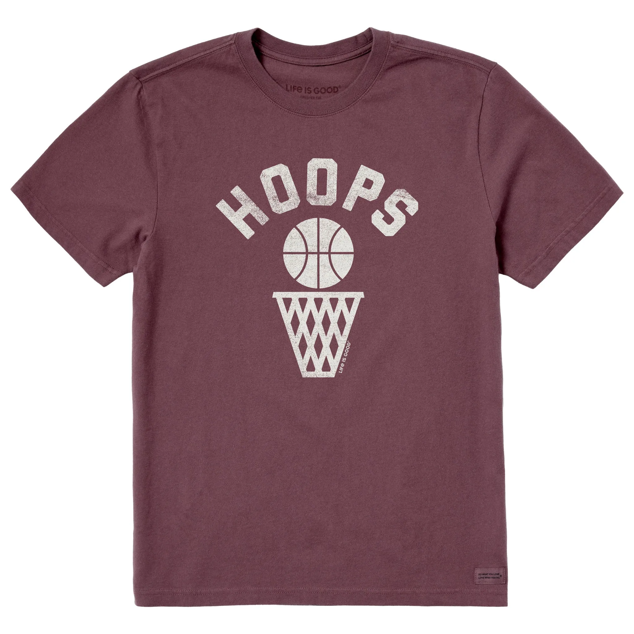 Weekend Style Trend Men's Hoops Icon Short Sleeve Crusher Tee