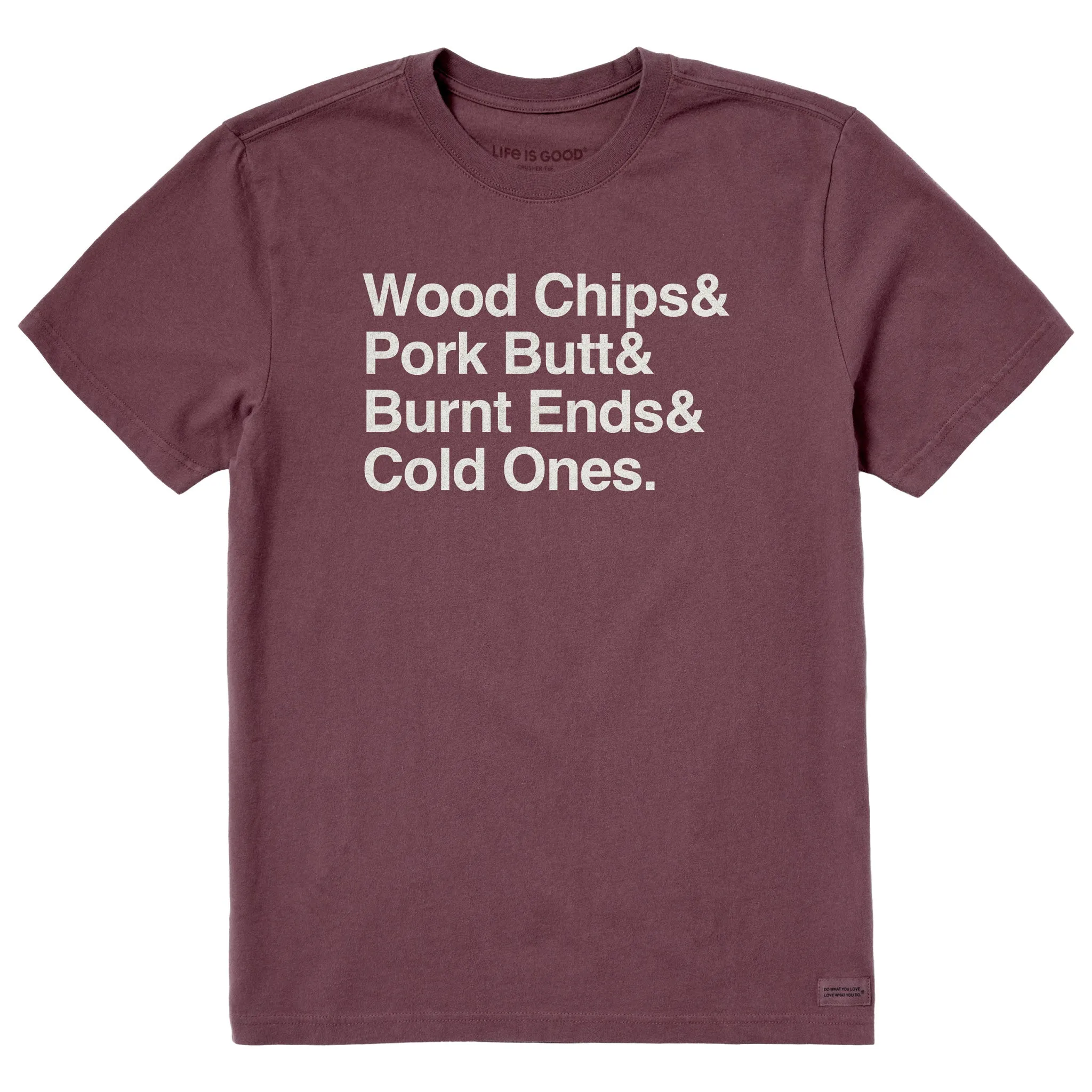 Men's Smoking Stack Short Sleeve Crusher Tee slim fit Eco-friendly