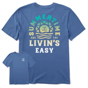 Outdoor Sports Perfect Design Men's Summertime & The Livin's Easy Short Sleeve Crusher-LITE Tee