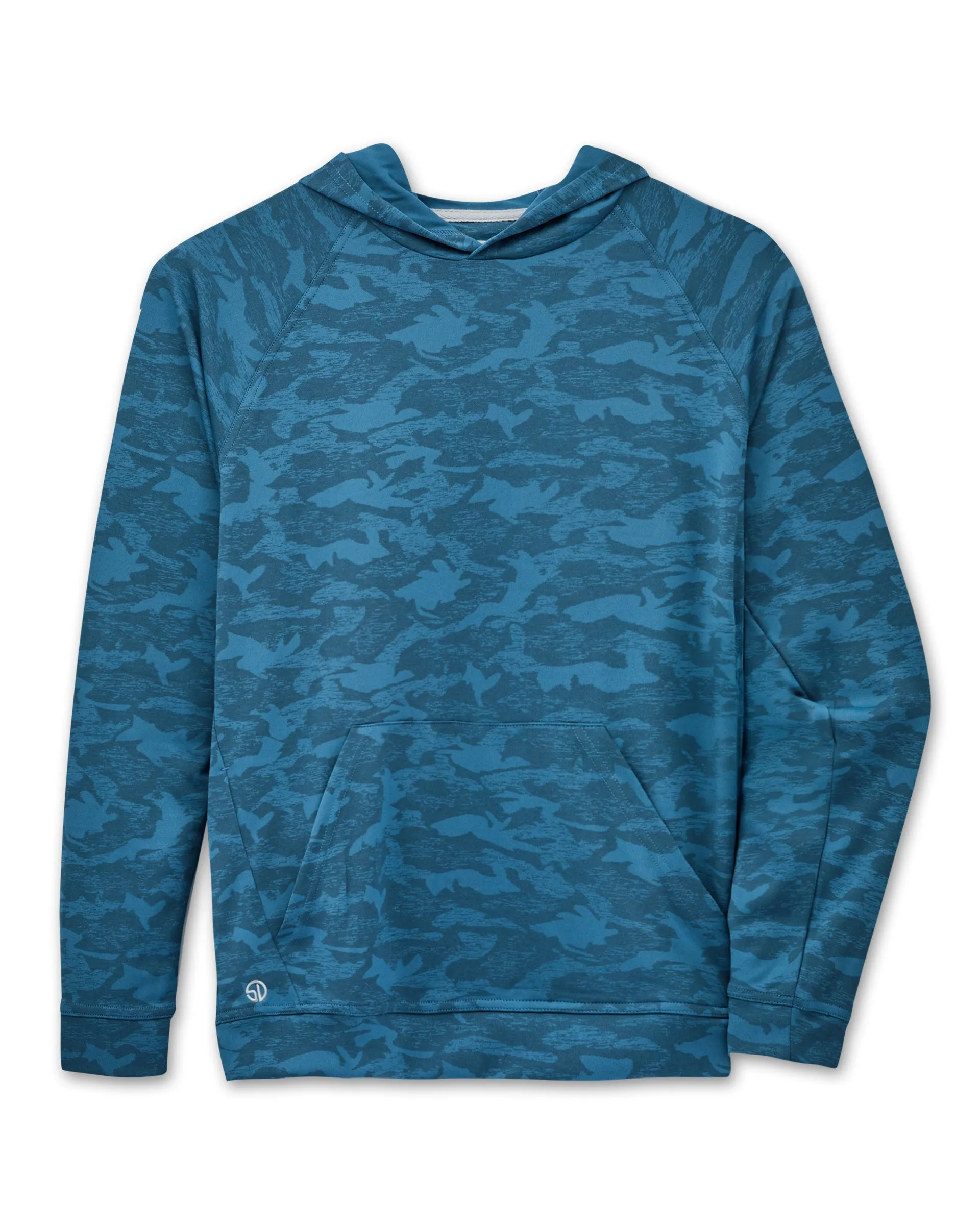 MacKenzie Hoodie - Camo Petrol Timeless Style product mesh lining breathability