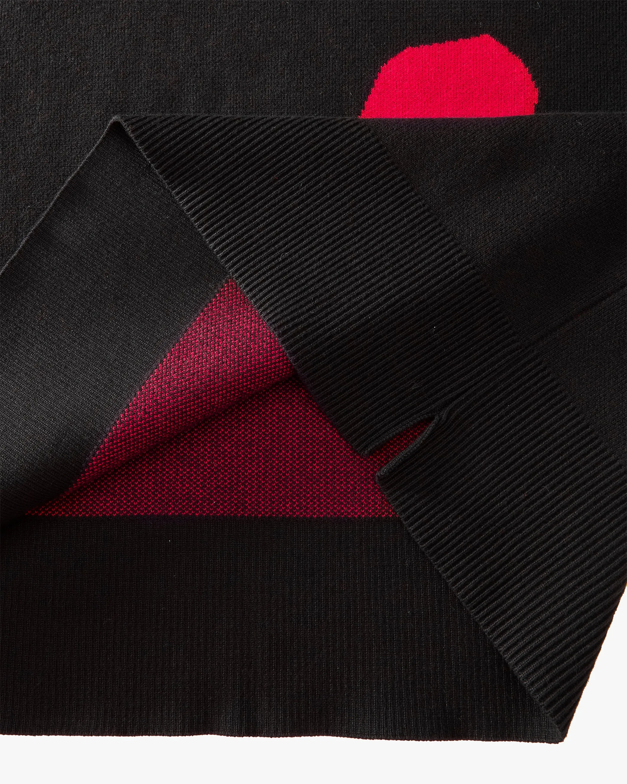 Cor Knit Sweater Black Daily Favorite Oversized Collar Style