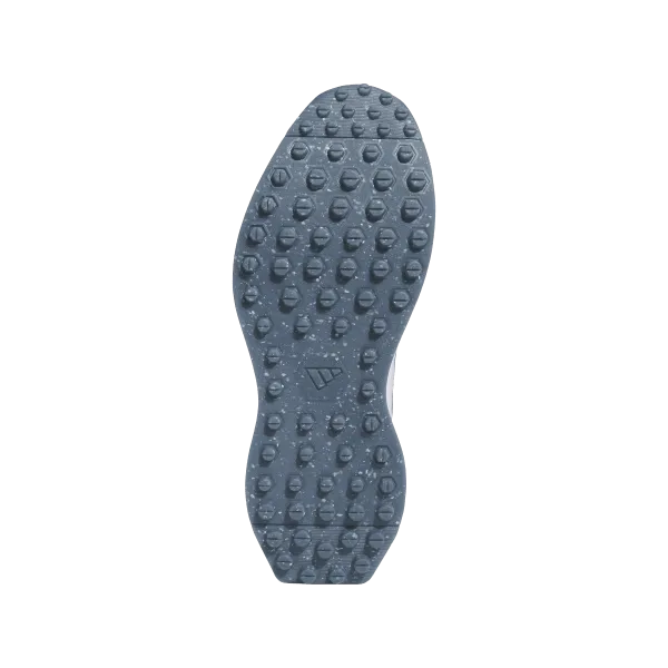 Adidas Men's S2G Spikeless Leather 24 Golf Shoes - White / Collegiate Navy / Silver Metallic Stone Glam Cushioned Base Health Focused