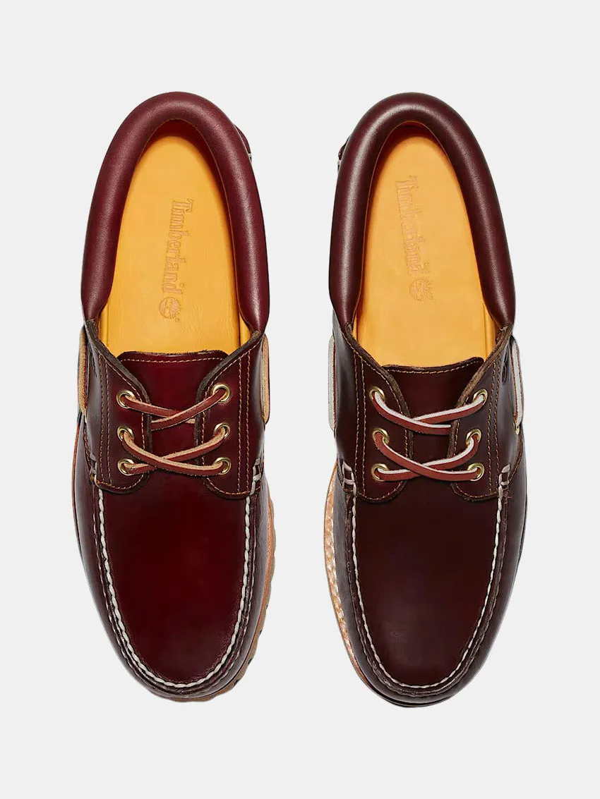 Elastic Sling slow walk Authentic Boat Shoes Burgundy