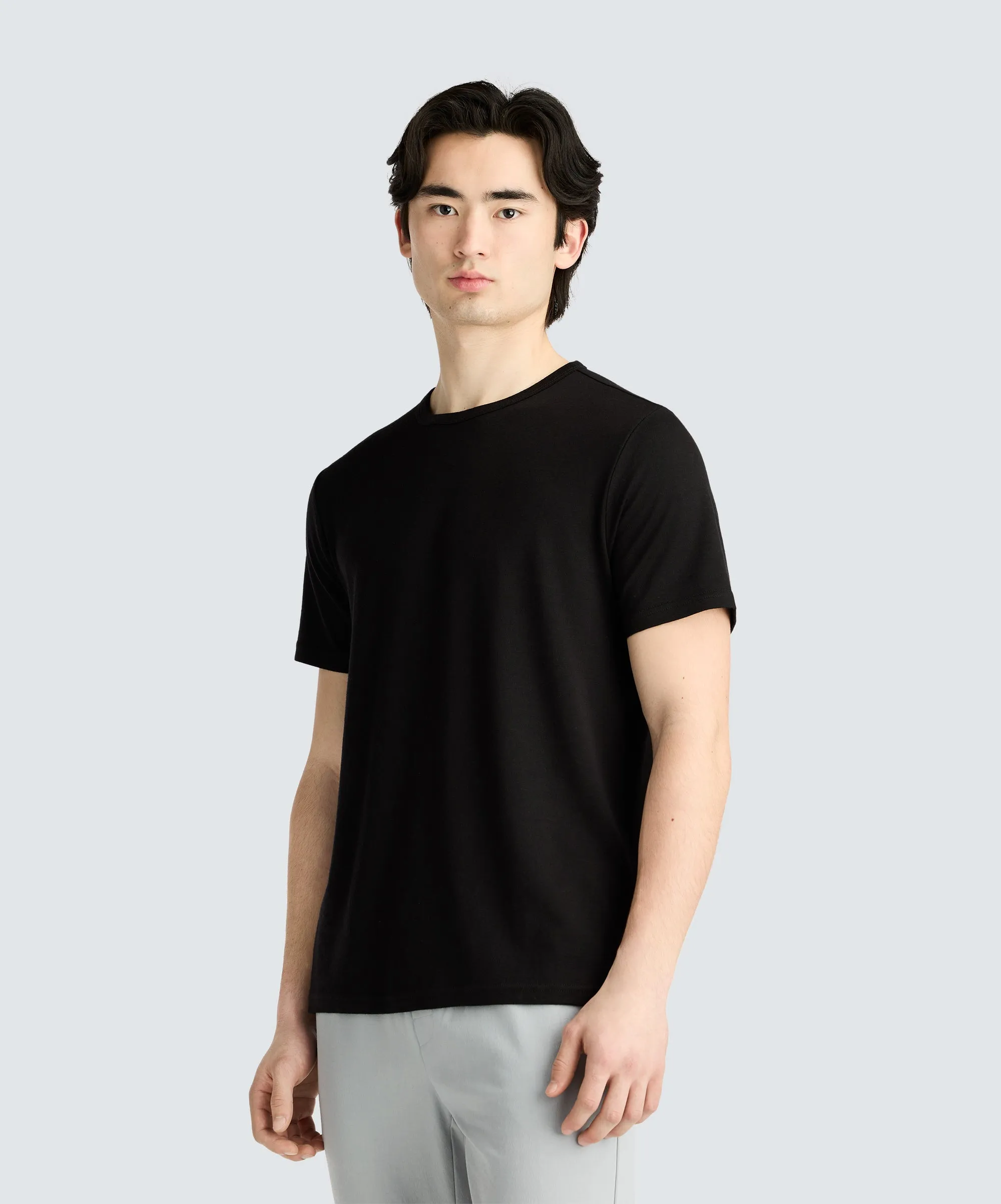 Men's Merino Crew Neck T-Shirt All-Season Wear