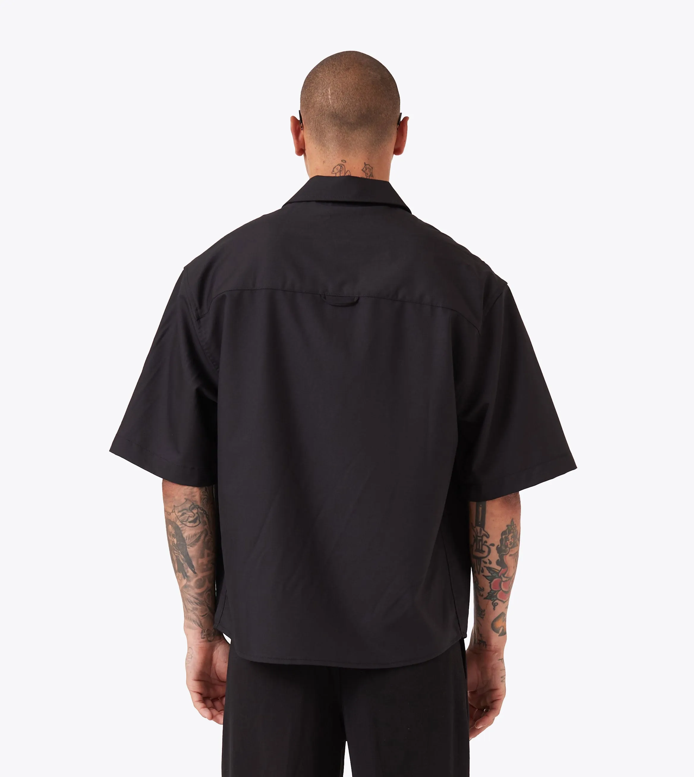 Simple Layering Fable Core Utility Shirt Black