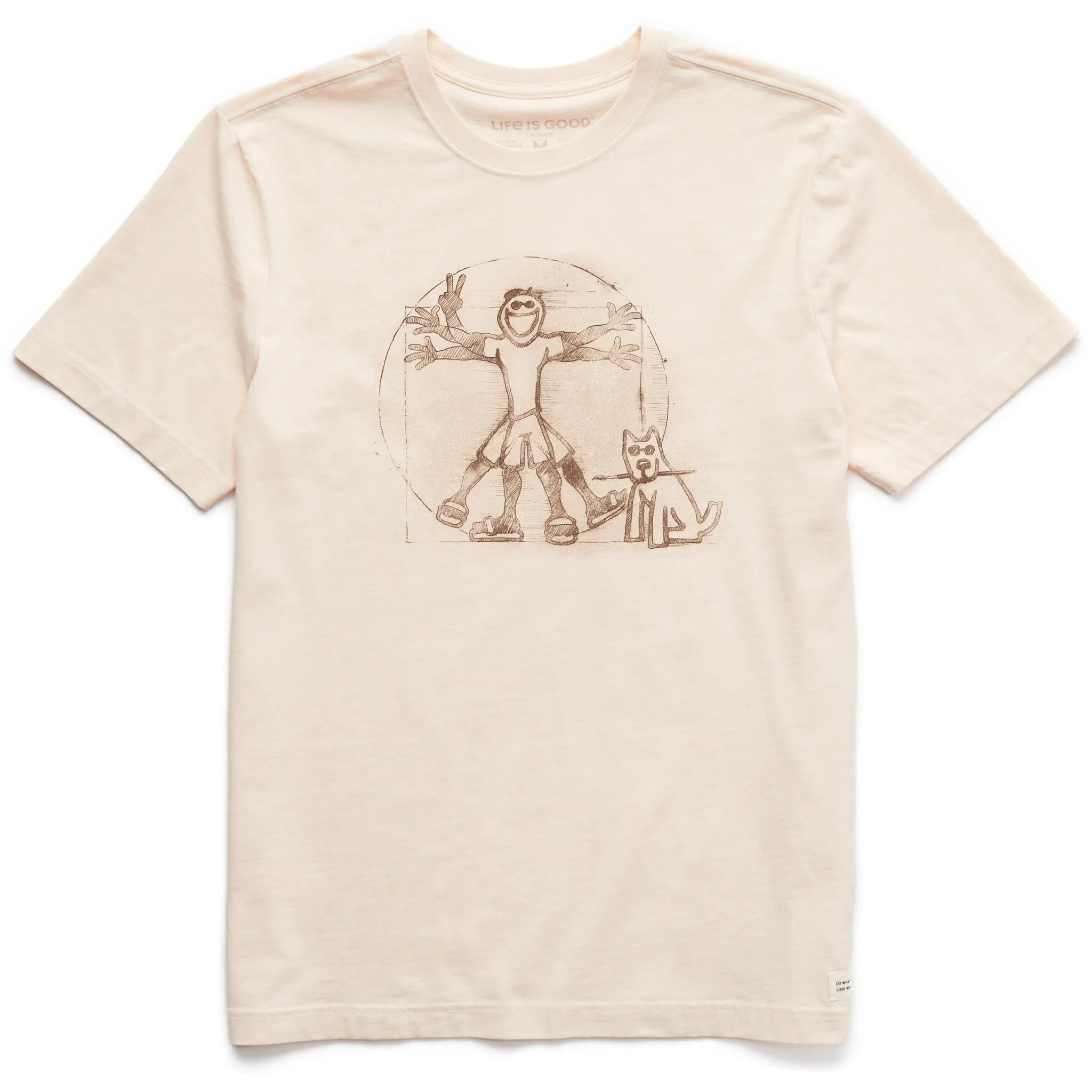 Men's Vitruvian Jake Short Sleeve Crusher Tee Everyday Fit