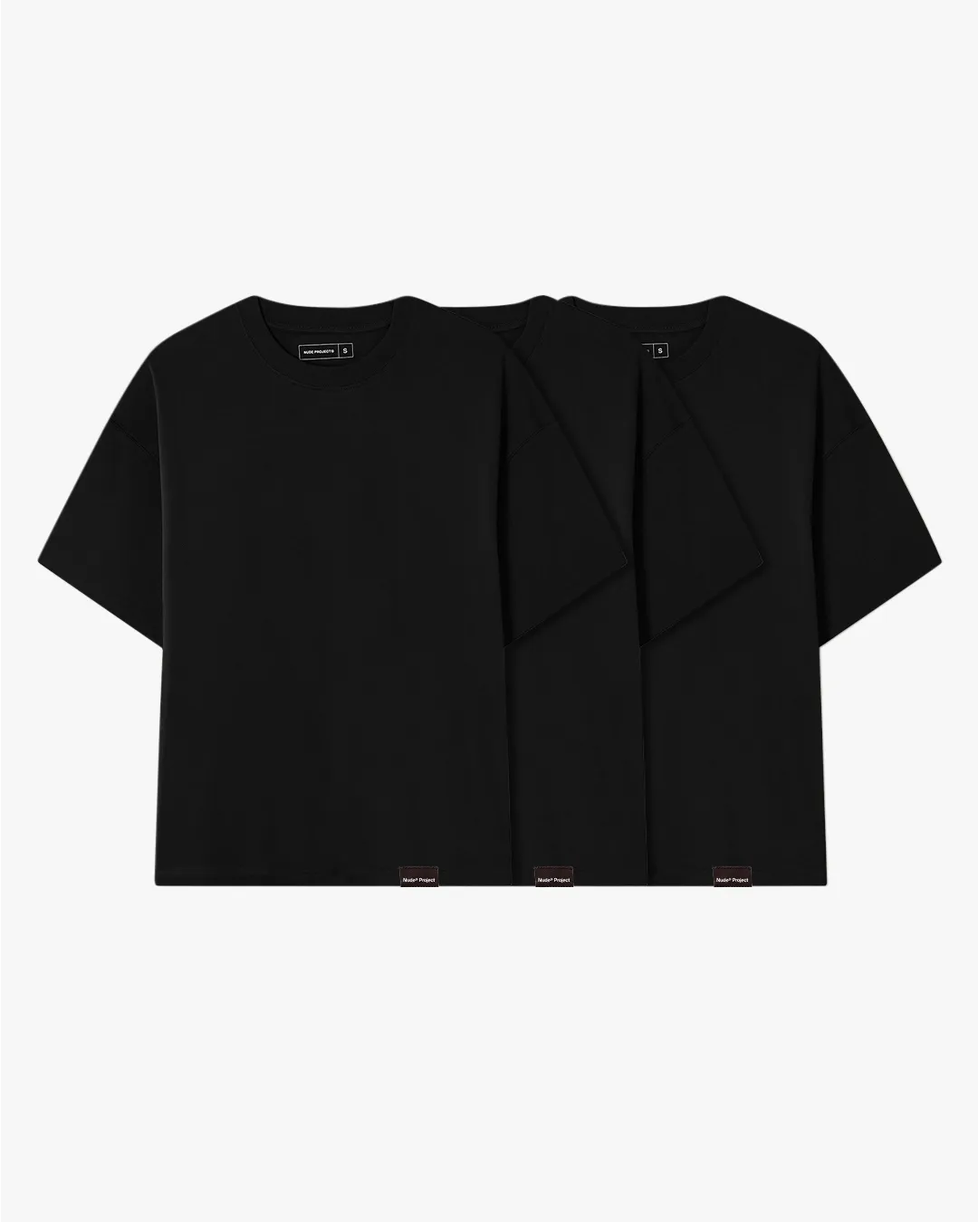 Basic Tee Black 3xPack Cozy Style Quick Release Hem
