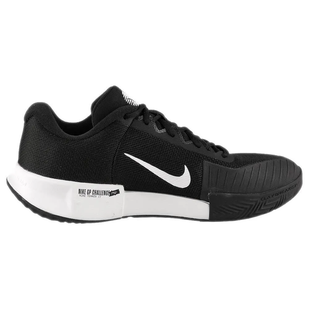 Secure Closure Nike Men's Air Zoom GP Challenge Pro - Clay - Black/White