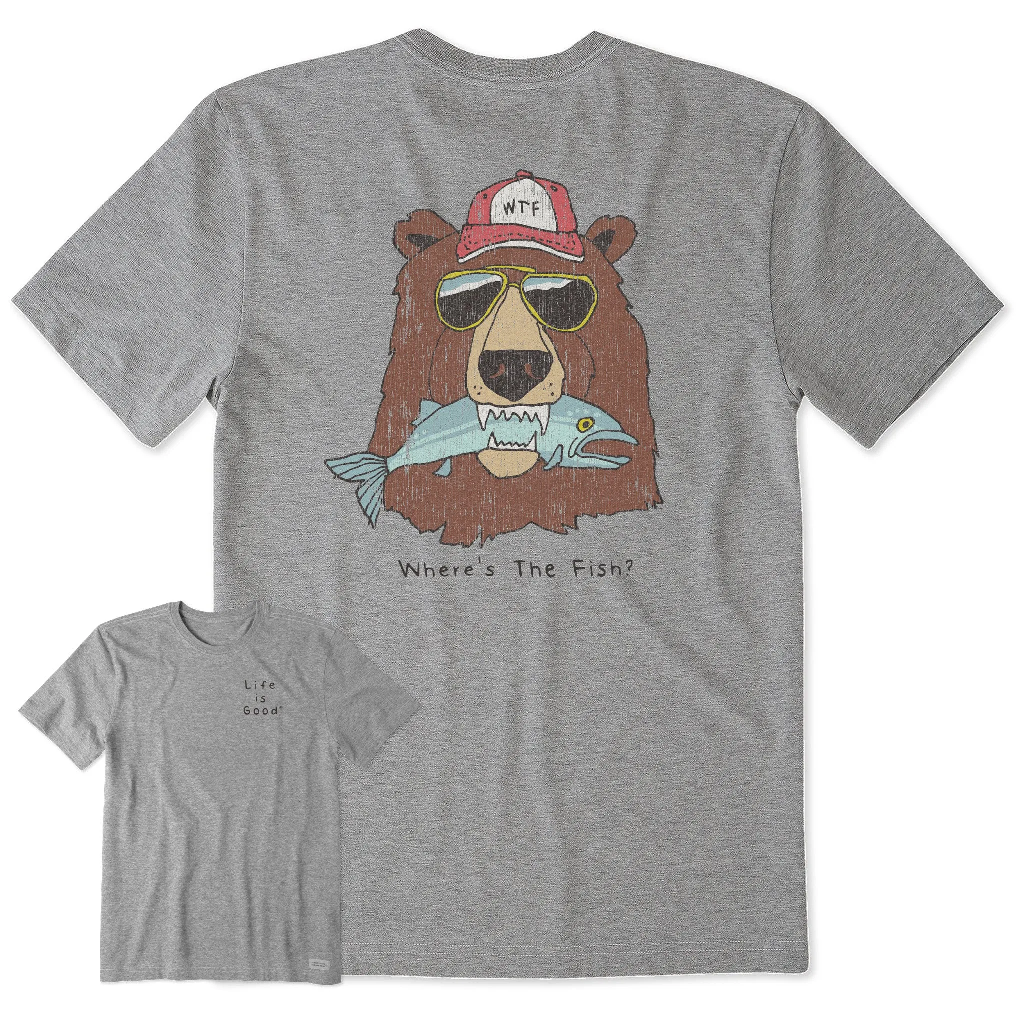 Men's WTF Bear Short Sleeve Tee Casual Essentials
