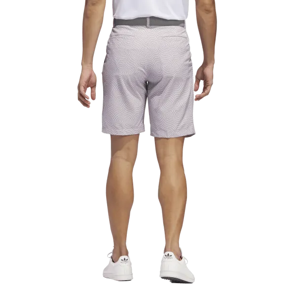 Adidas Ultimate365 Printed Shorts - Purple Weekend Ready Stretch Woven Fabric