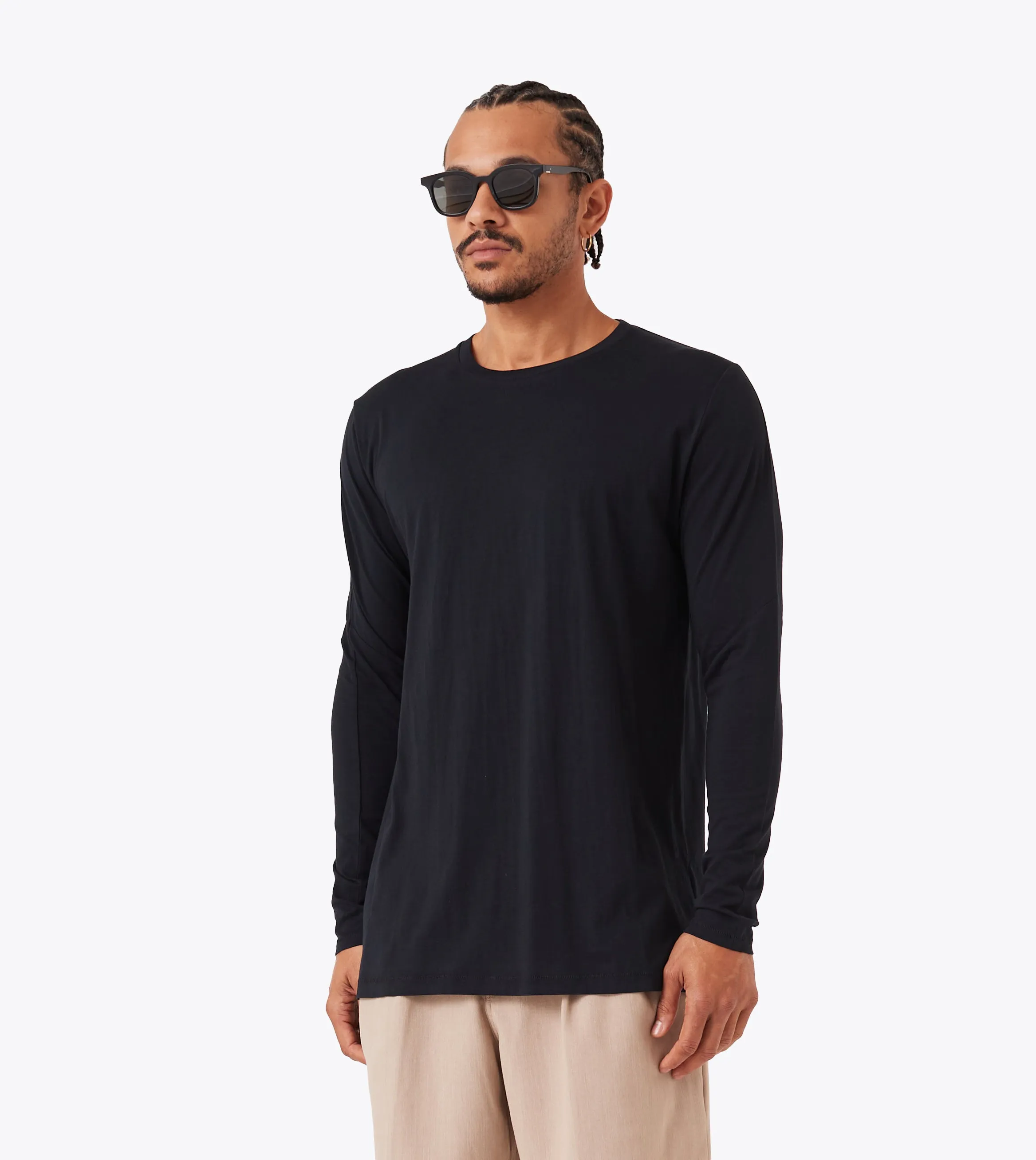 Flintlock LS Tee Black DoubleLayeredCollar Quick Access