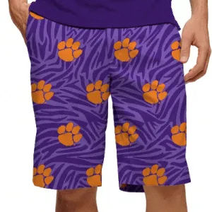 Loudmouth Golf: Men's Shorts - Clemson Paw Power Comfy Layers