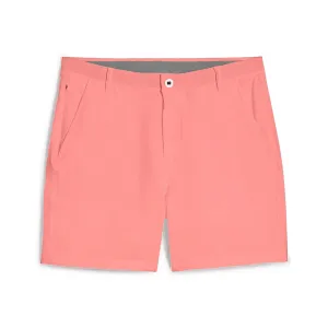 Stay Cool Technology QuickAccessPockets Puma 101 Solid 7" Golf Shorts - Peach